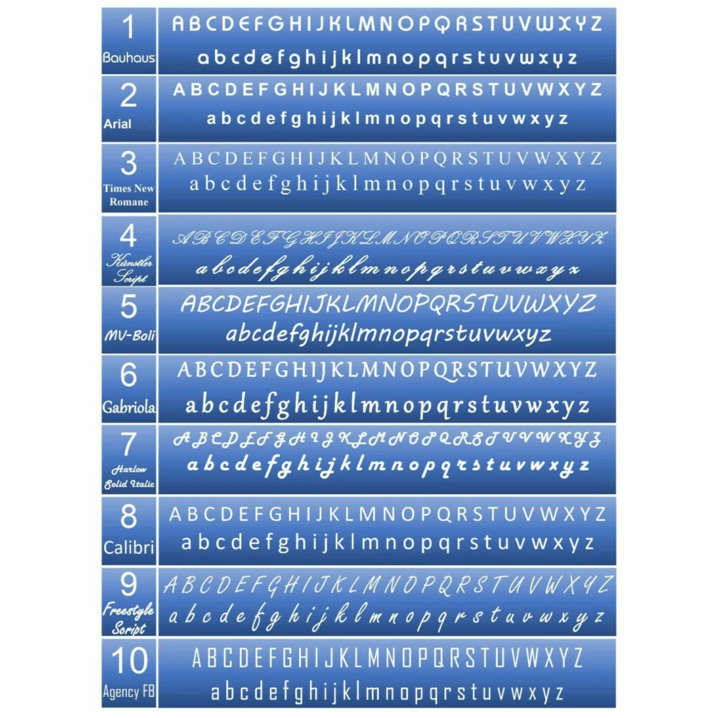 Namenschild Silber selbsstklebend - 11cm x 5cm