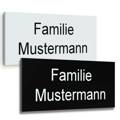 Namensschild selbstklebend -  individuelle Größe - YONOX